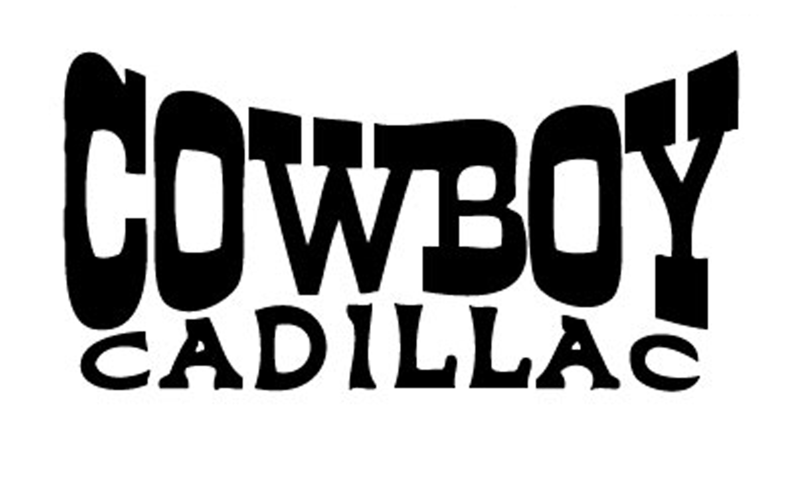 Cowboy Cadillac Sticker