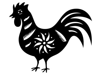 Rooster 2 Sticker