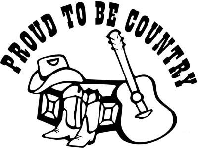 Proud to be Country Sticker