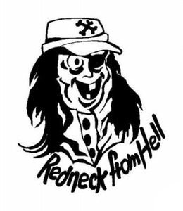 Redneck From Hell Sticker