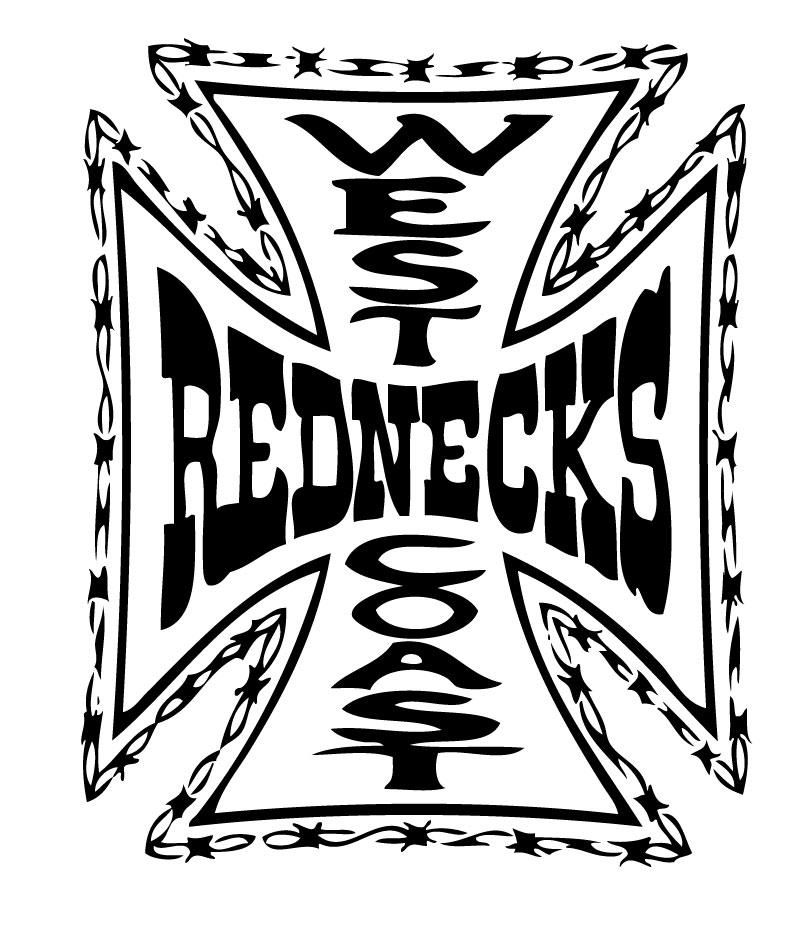 West Coast Redneck Sticker