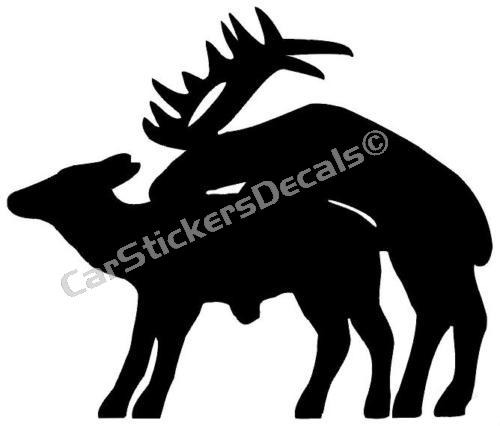 Elk Mating Sticker