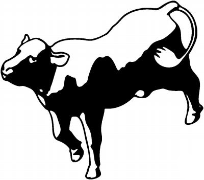 Cow 3 Sticker