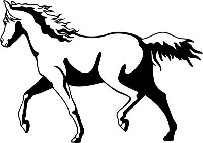 Horse 8 Sticker