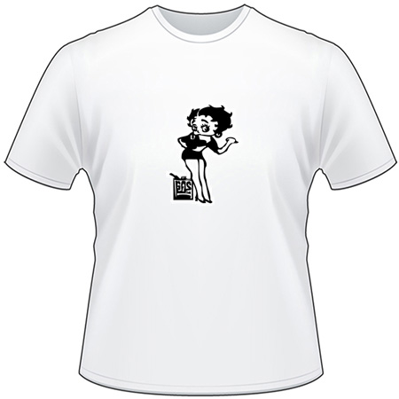 Betty Boop Hitch Hiking T-Shirt