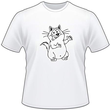 Cartoon Cat T-Shirt 8