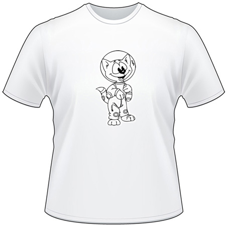 Cartoon Cat T-Shirt 16