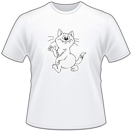 Cartoon Cat T-Shirt 26