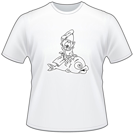 Cartoon Cat T-Shirt 27