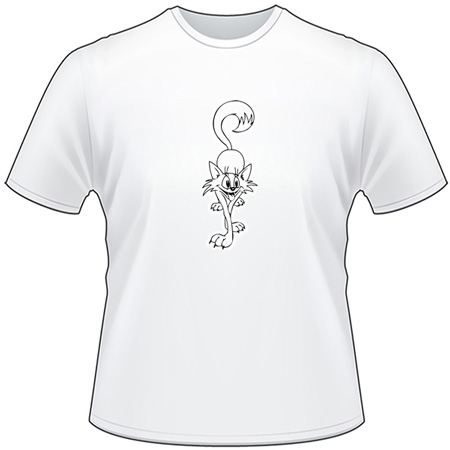 Cartoon Cat T-Shirt 54