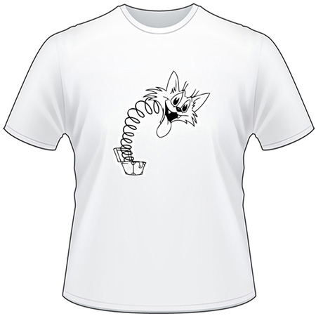 Cartoon Cat T-Shirt 64