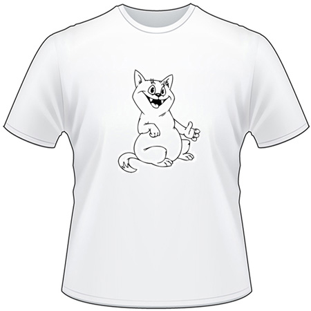 Cartoon Cat T-Shirt 67