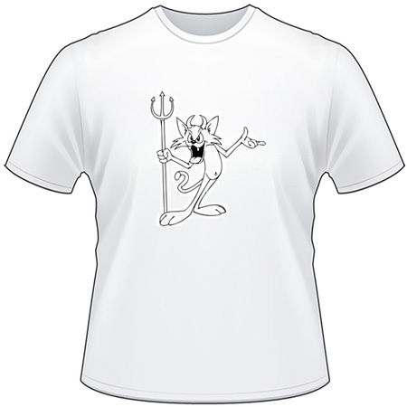 Cartoon Cat T-Shirt 73