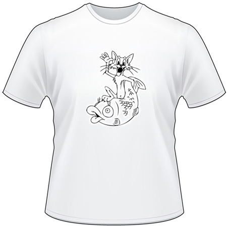 Cartoon Cat T-Shirt 78