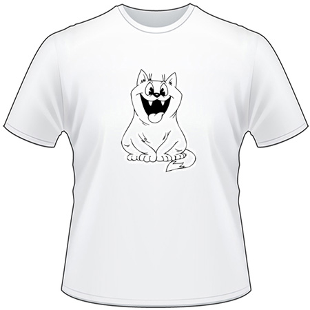 Cartoon Cat T-Shirt 83