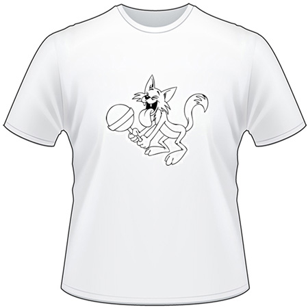 Cartoon Cat T-Shirt 100