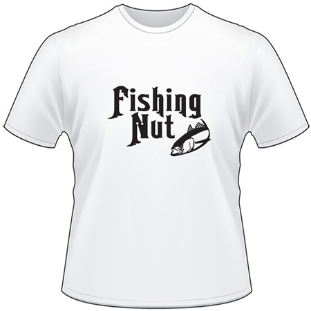 Fishing Nut Tuna Fishing T-Shirt