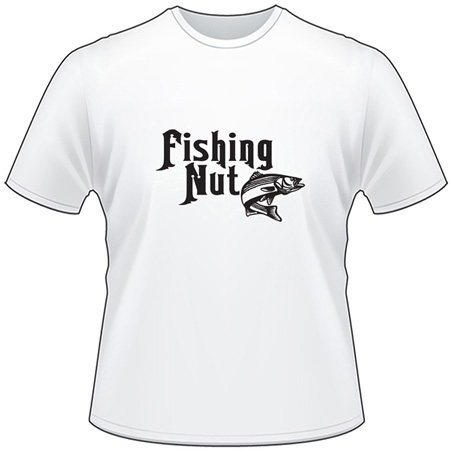 Fishing Nut Striper Fishing T-Shirt