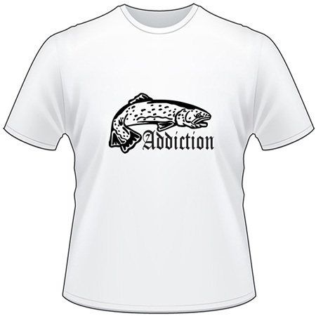 Addiction Salmon Fishing T-Shirt