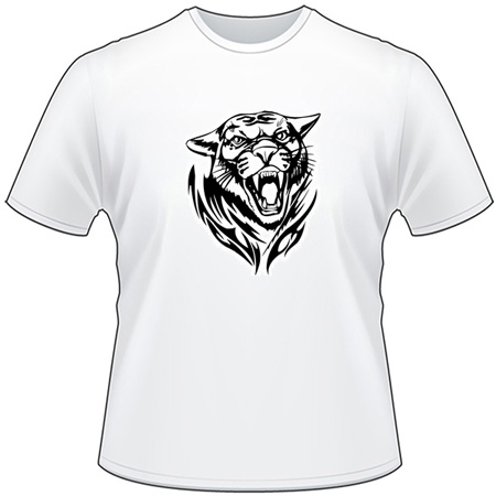 Flaming Big Cat T-Shirt 18