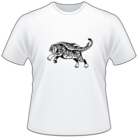 Flaming Big Cat T-Shirt 30