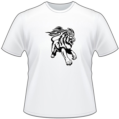 Flaming Big Cat T-Shirt 51