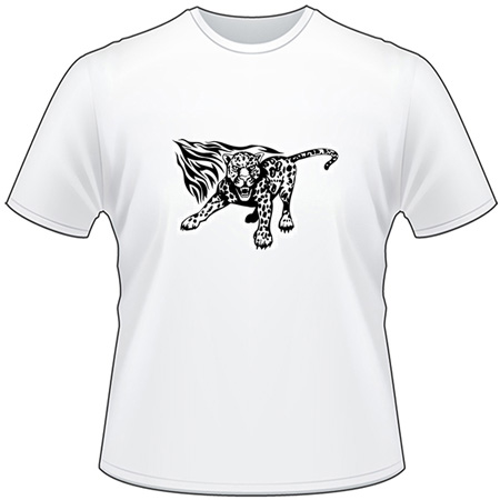 Flaming Big Cat T-Shirt 65