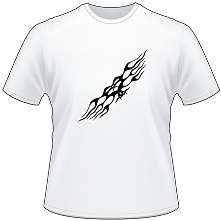 Symmetric Flame T-Shirt 99