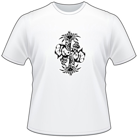Tribal Flower T-Shirt 107