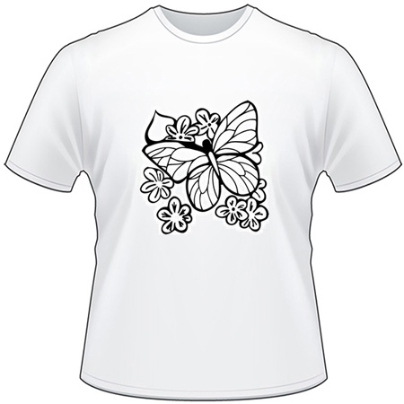 Tribal Flower T-Shirt 284