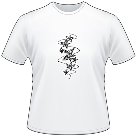 Tribal Flower T-Shirt 287