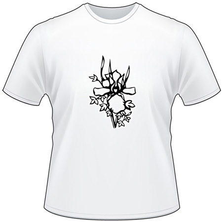 Tribal Flower T-Shirt 294