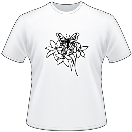 Tribal Flower T-Shirt 296