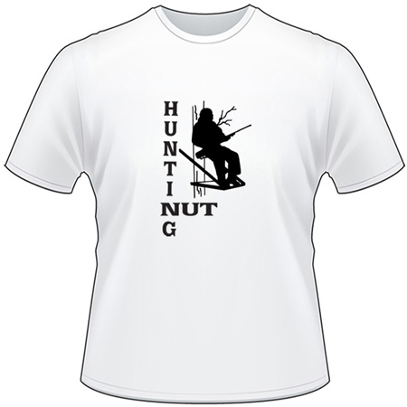 Hunting Nut in Tree Stand T-Shirt