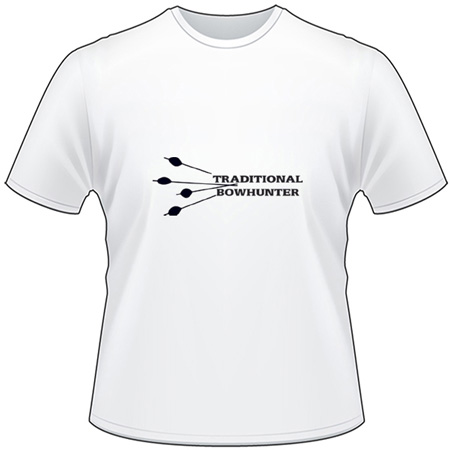 Traditional Bowhunter with Arrows T-Shirt