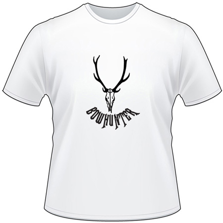 Buck Skull Bowhunter T-Shirt 2