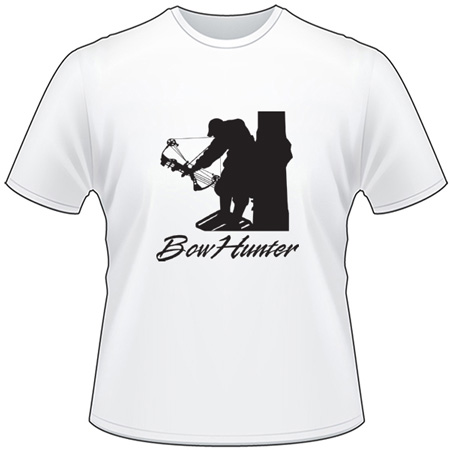 Bowhunter in Tree Stand T-Shirt
