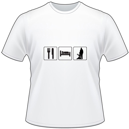 Eat Sleep Hunt Bucks T-Shirt 2