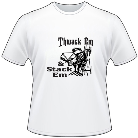 Thwack Em and Stack Em T-Shirt 2
