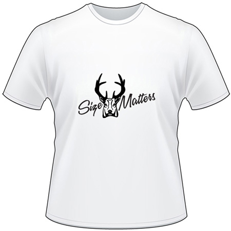 Size Matters Deer Hunting T-Shirt 11