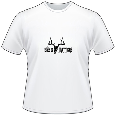 Size Matters Deer Hunting T-Shirt 12