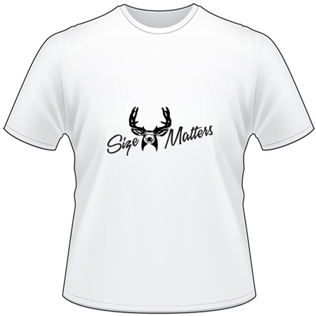 Size Matters Deer Hunting T-Shirt 15