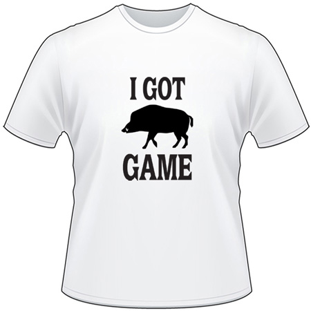 I Got Game Boar T-Shirt
