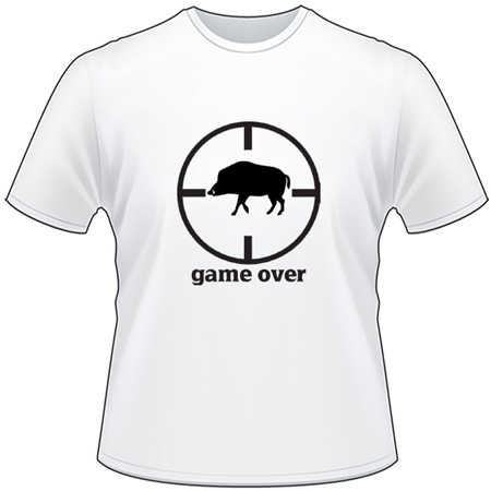 Game Over Boar T-Shirt 3