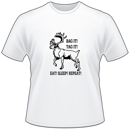 Bag it Tag it Caribou T-Shirt