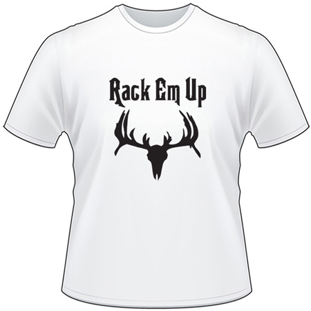Rack Em Up Deer Skull T-Shirt 