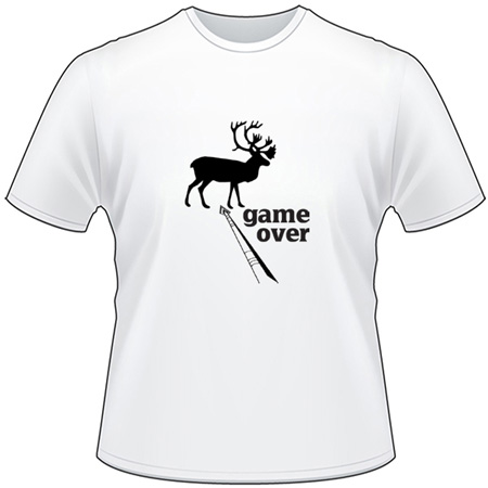 Game Over Caribou Bowhunting T-Shirt