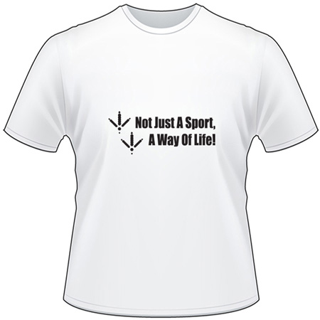 Not Just a Sport Way of Life Duck Prints T-Shirt