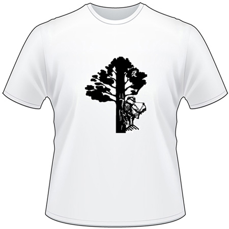 Bowhunter in Tree T-Shirt