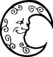 Moon Sticker 194